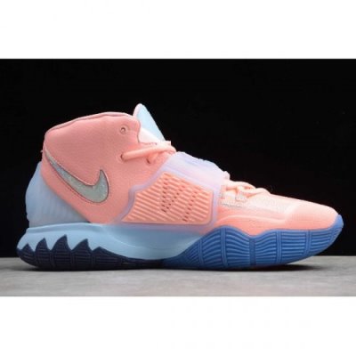 Nike Erkek Kyrie 6 Ep Concepts Khepri Pembe / Mavi Basketbol Ayakkabısı Türkiye - 0N2F5438